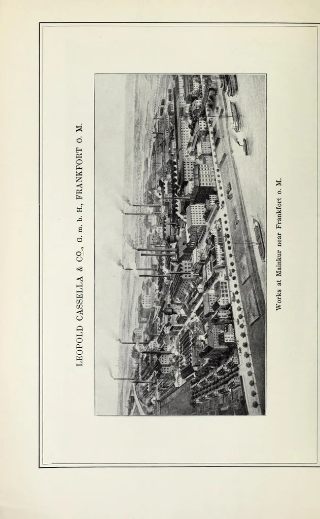 An illustration from The cotton colours of the Cassella Color Company, New York, 1913, leaf 6