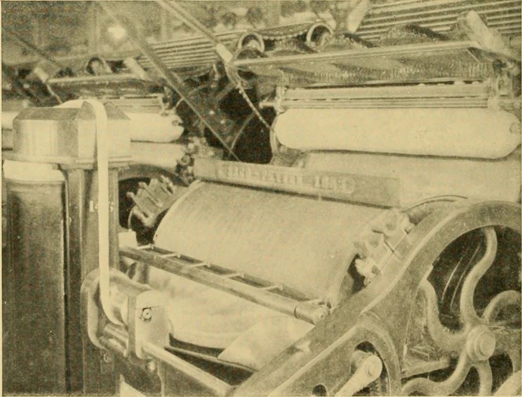 An illustration from Cotton and cotton manufacture, 1921, leaf 29