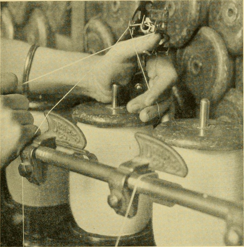 An illustration from Cotton and cotton manufacture, 1921, leaf 36