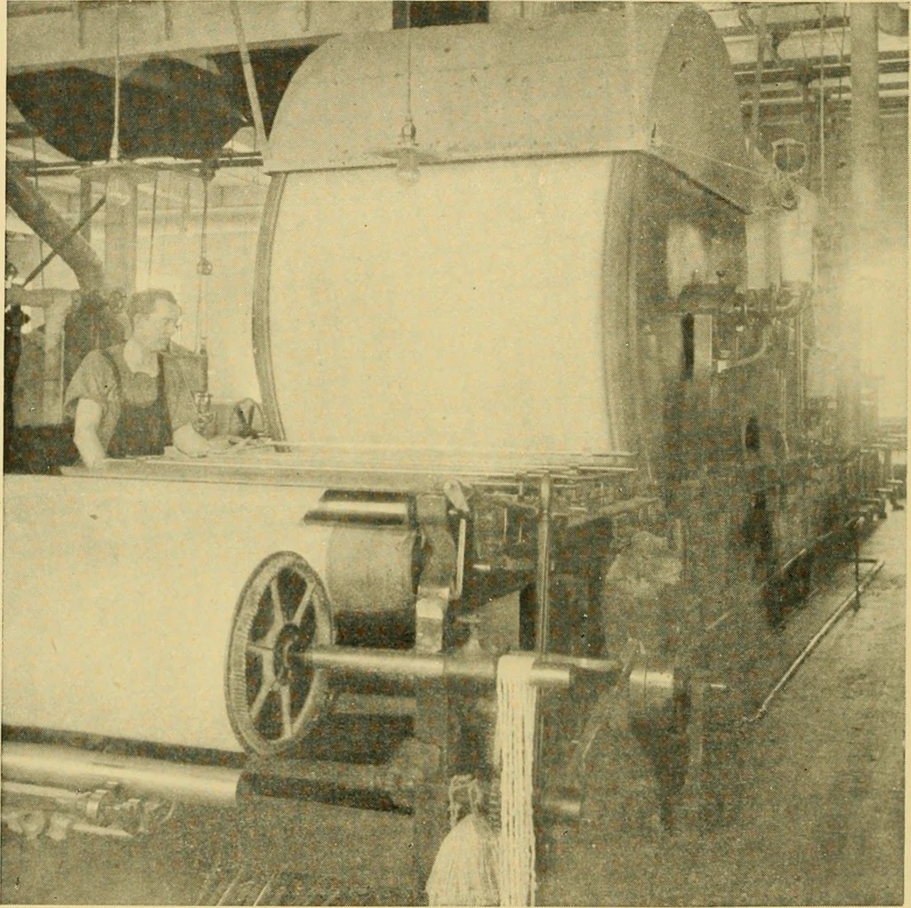 An illustration from Cotton and cotton manufacture, 1921, leaf 39