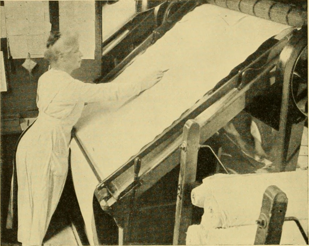 An illustration from Cotton and cotton manufacture, 1921, leaf 43