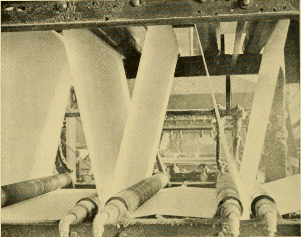 An illustration from Cotton and cotton manufacture, 1921, leaf 45