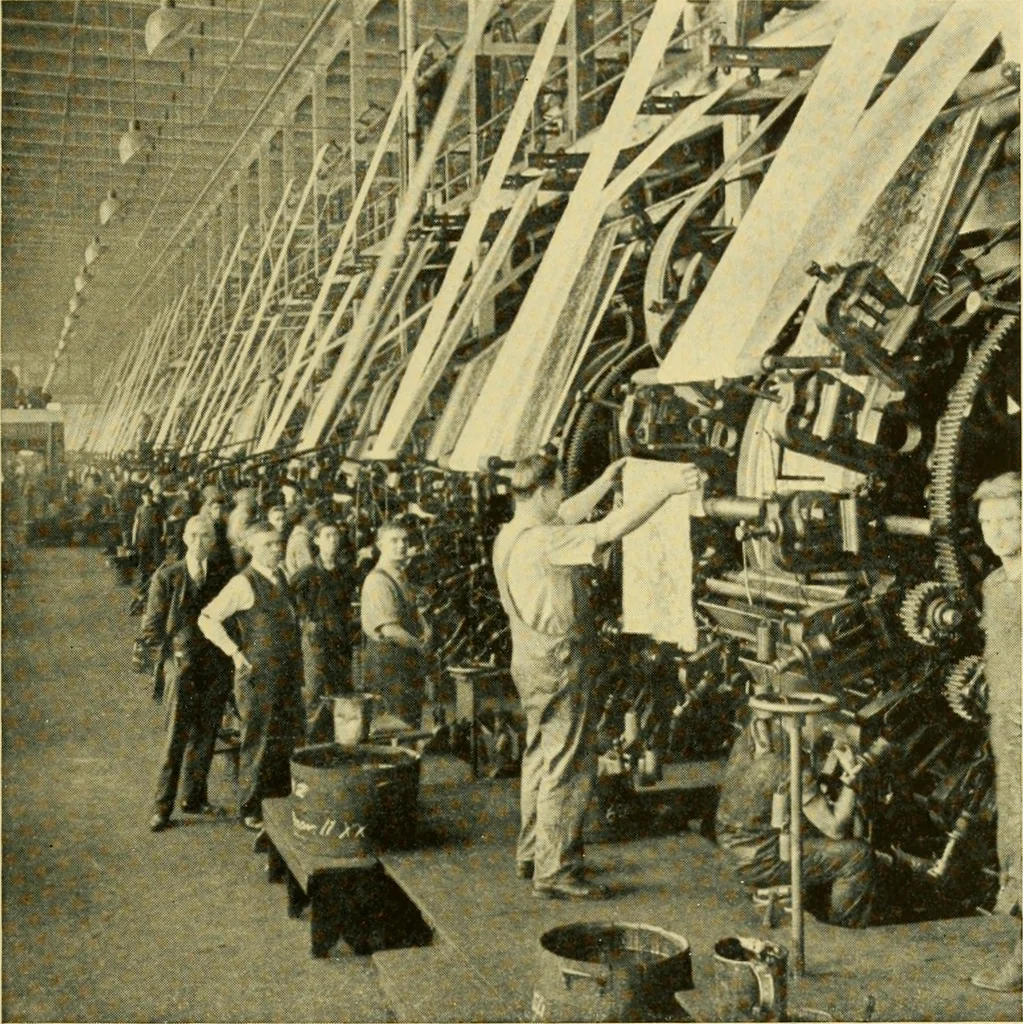 An illustration from Cotton and cotton manufacture, 1921, leaf 48
