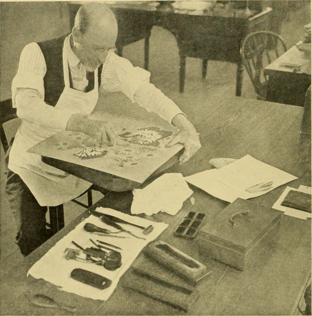 An illustration from Cotton and cotton manufacture, 1921, leaf 49