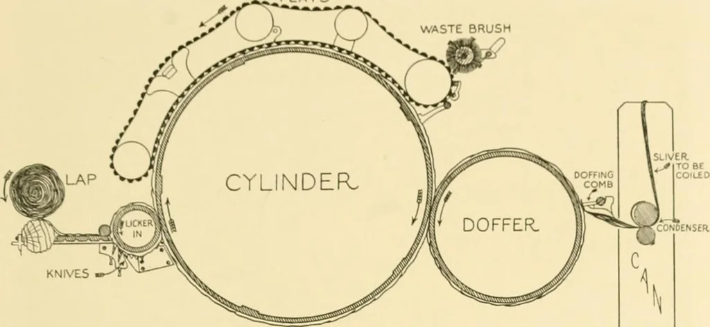 An illustration from Cotton and cotton manufacture, 1921, leaf 28