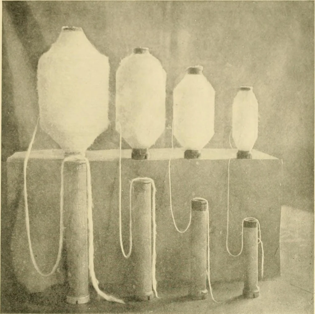 An illustration from Cotton and cotton manufacture, 1921, leaf 32