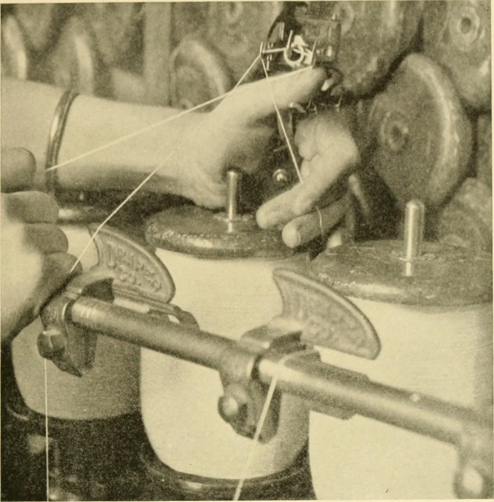 An illustration from Cotton and cotton manufacture, 1921, leaf 36