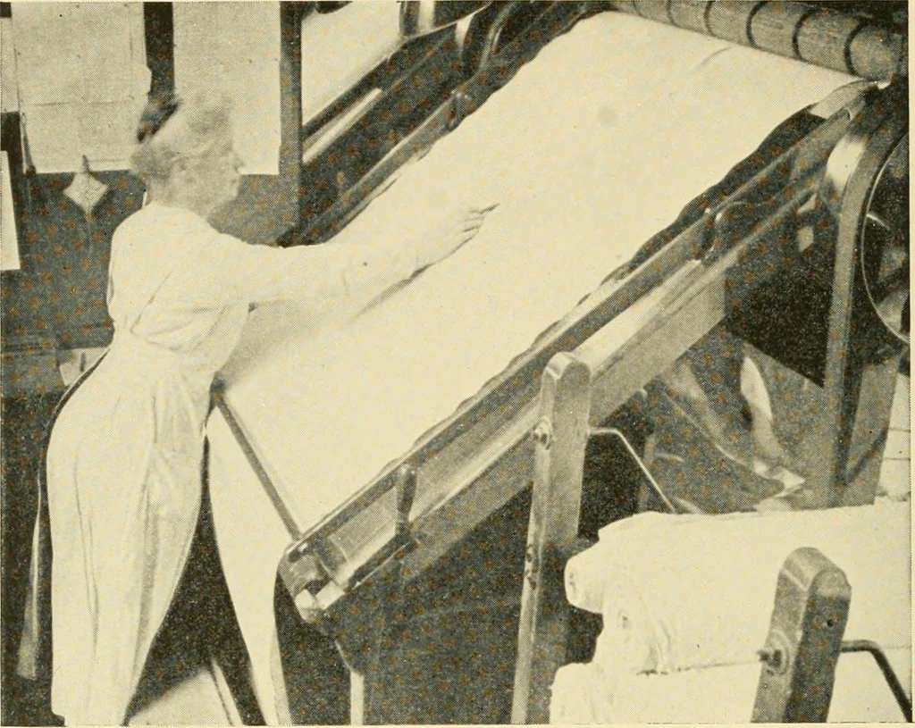 An illustration from Cotton and cotton manufacture, 1921, leaf 43