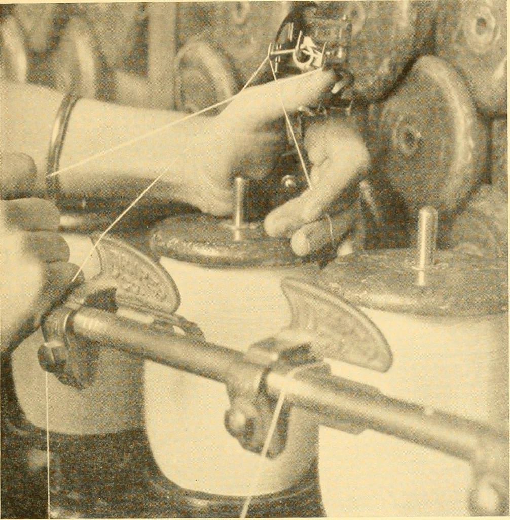An illustration from Cotton and cotton manufacture, 1921, leaf 36