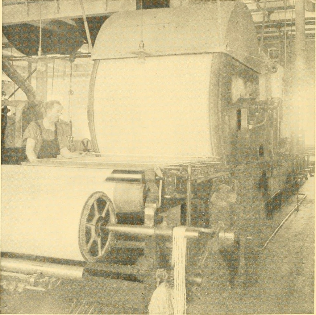 An illustration from Cotton and cotton manufacture, 1921, leaf 39