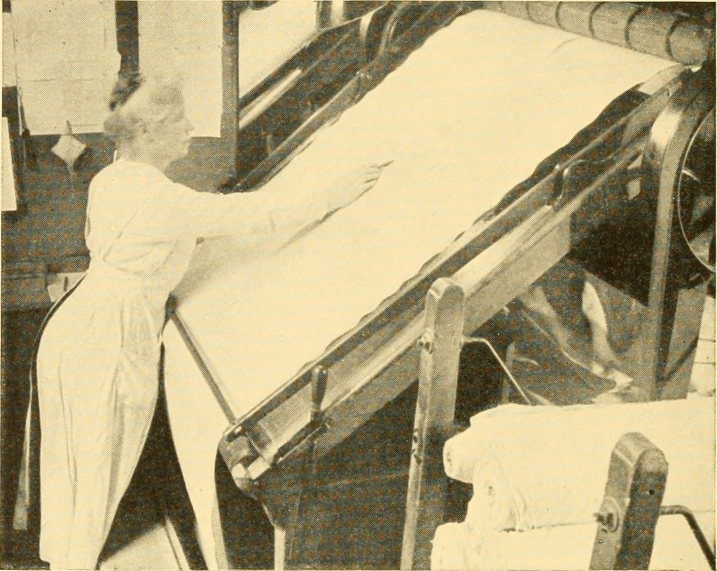 An illustration from Cotton and cotton manufacture, 1921, leaf 43