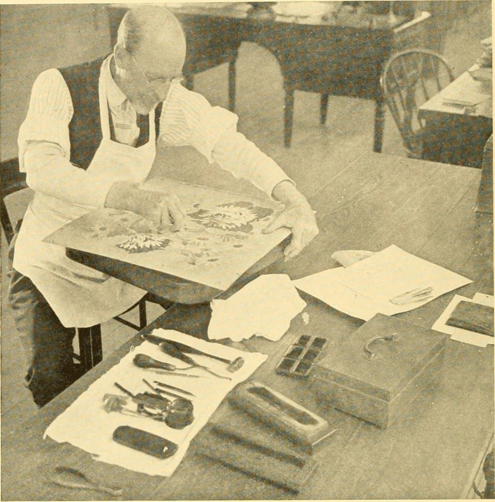 An illustration from Cotton and cotton manufacture, 1921, leaf 49