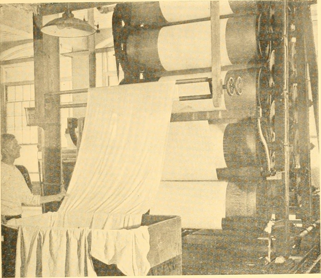 An illustration from Cotton and cotton manufacture, 1921, leaf 52