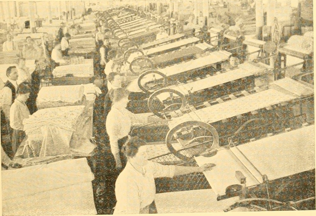 An illustration from Cotton and cotton manufacture, 1921, leaf 52