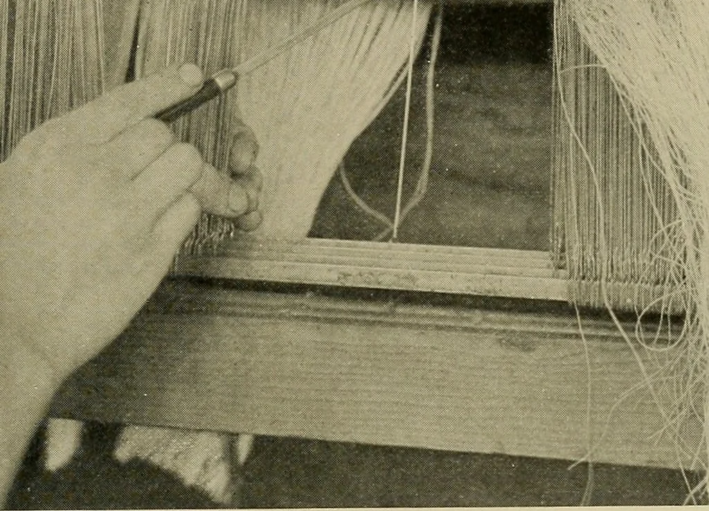 An illustration from Cotton and cotton manufacture, 1921, leaf 40