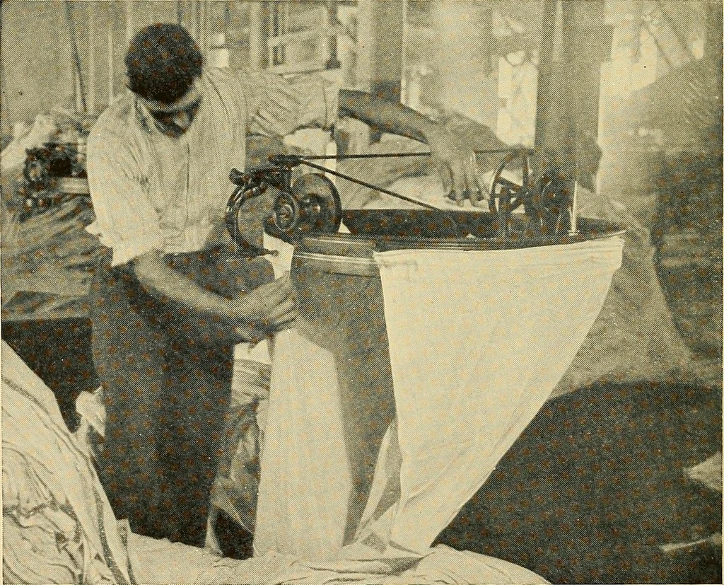 An illustration from Cotton and cotton manufacture, 1921, leaf 43