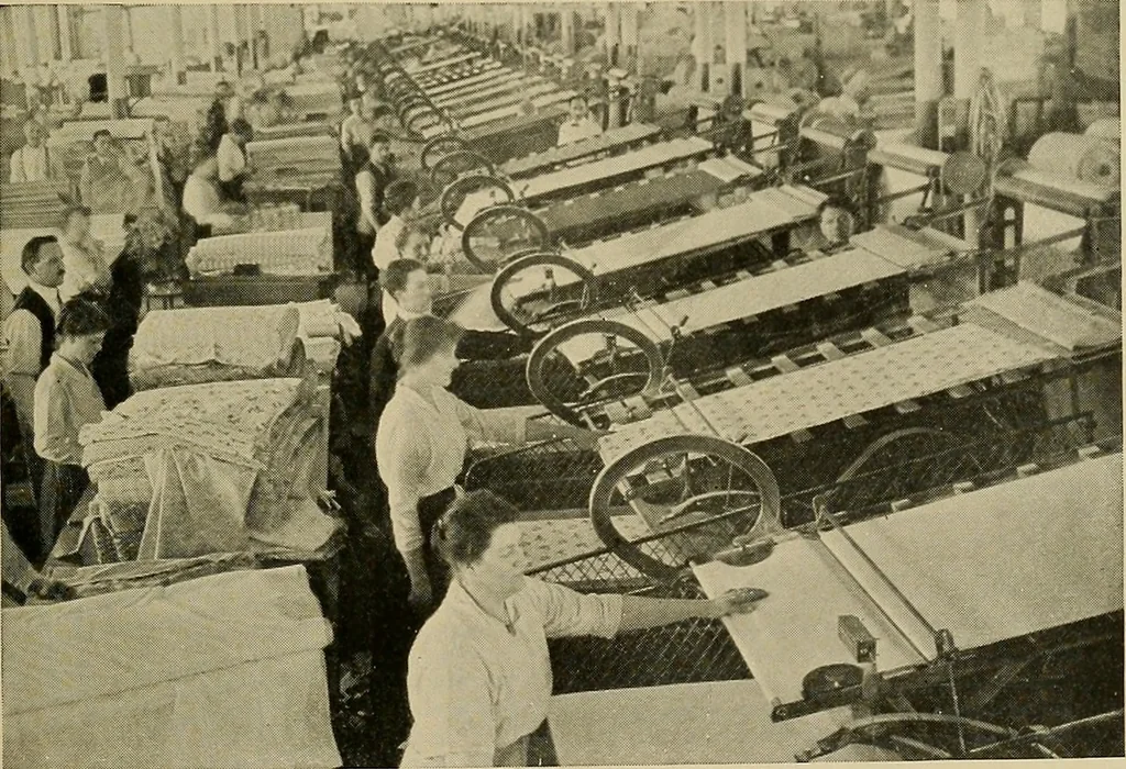 An illustration from Cotton and cotton manufacture, 1921, leaf 52