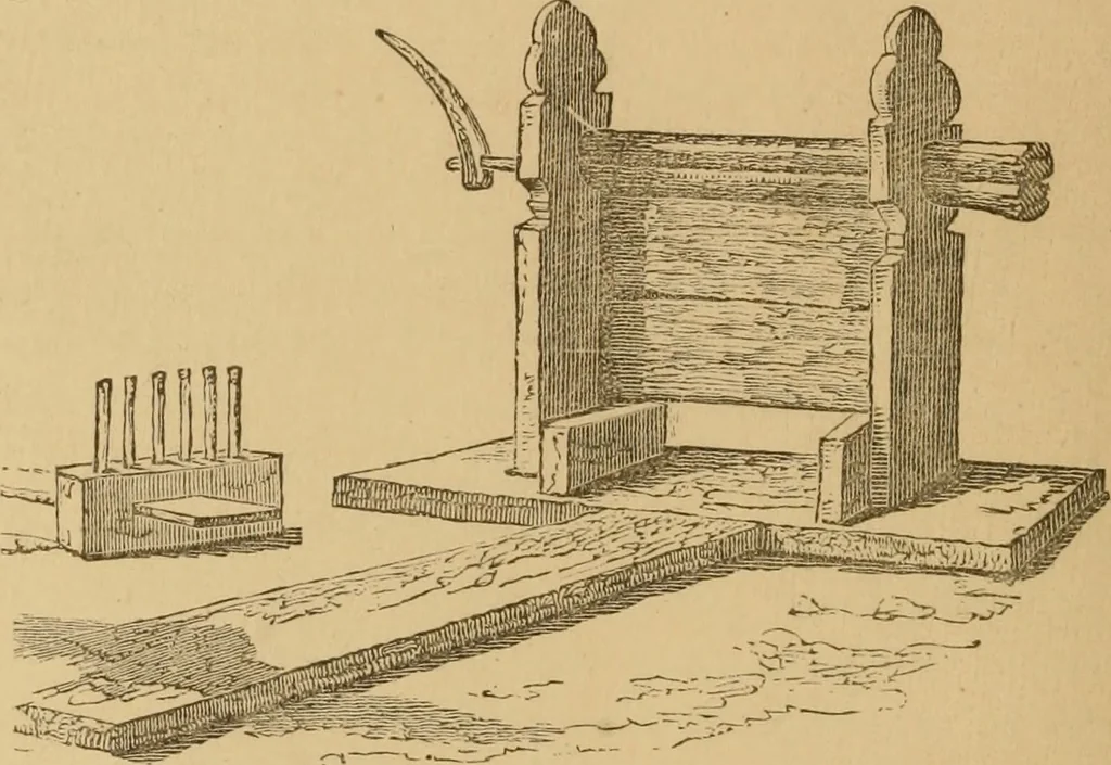 An illustration from Cotton from seed to loom, 1878, leaf 33