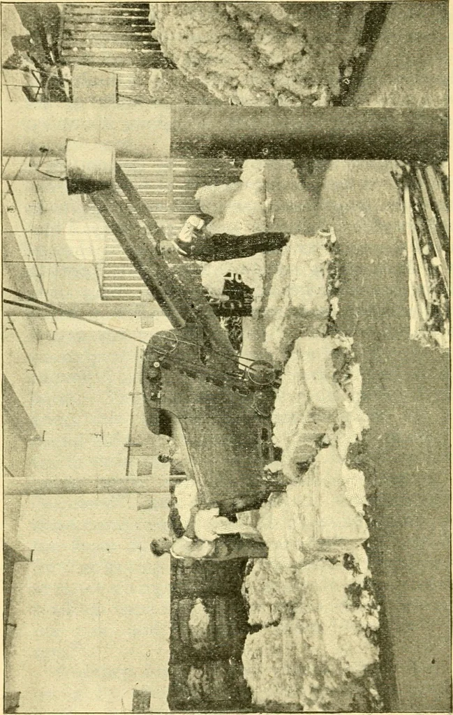 An illustration from A cotton manual for manufacturers and students, 1905, leaf 78