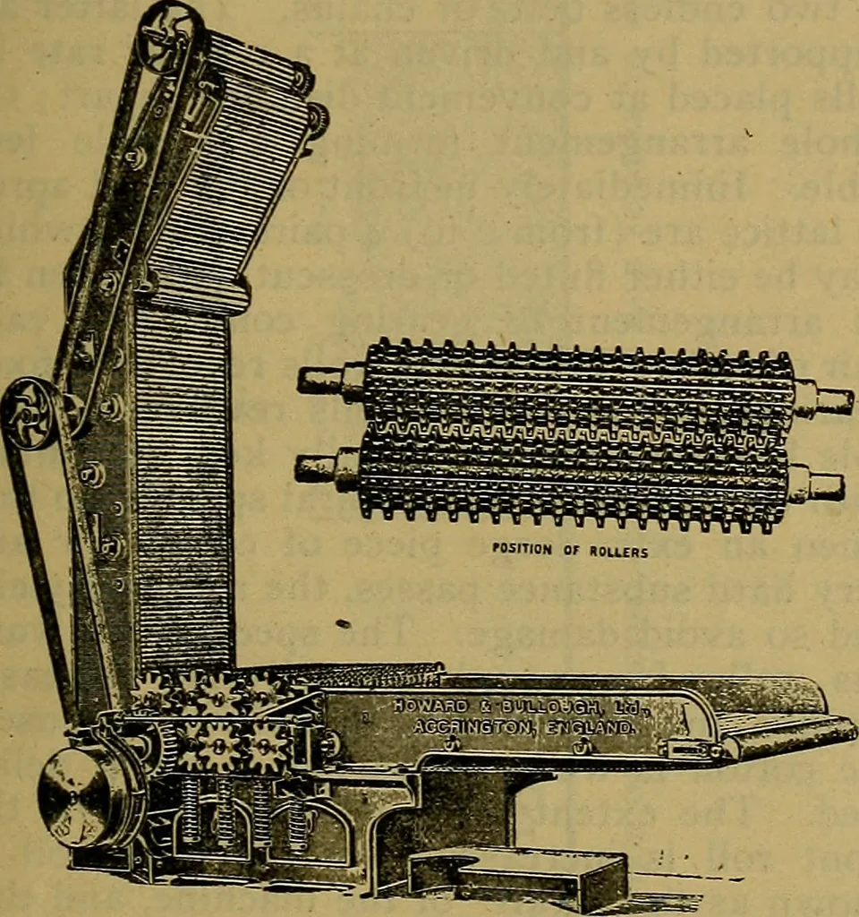 An illustration from A cotton manual for manufacturers and students, 1905, leaf 84