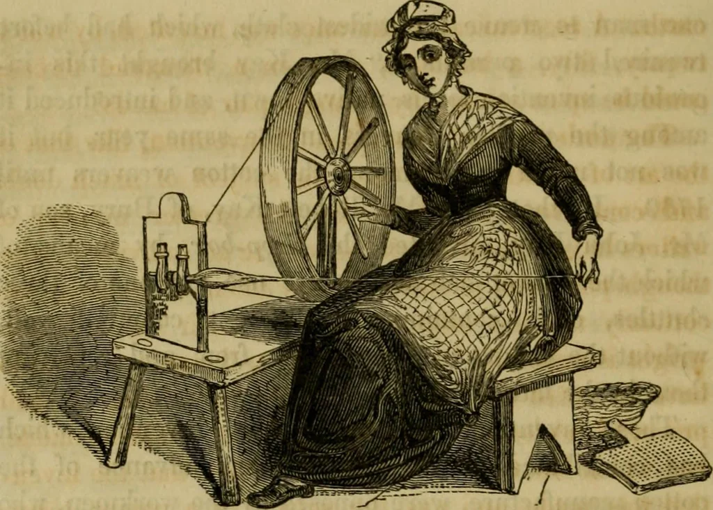 An illustration from History of the cotton manufacture in Great Britain : with a notice of its early history in the East, and in all the quarters of the globe : a description of the great mechanical inventions, which have caused its unexampled extension in Britain, and a view of the present state of the manufacture and the condition of the classes engaged in its several departments, 1835, leaf 139