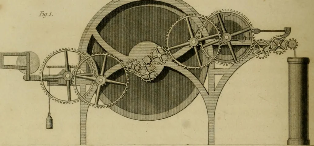 An illustration from History of the cotton manufacture in Great Britain : with a notice of its early history in the East, and in all the quarters of the globe : a description of the great mechanical inventions, which have caused its unexampled extension in Britain, and a view of the present state of the manufacture and the condition of the classes engaged in its several departments, 1835, leaf 209