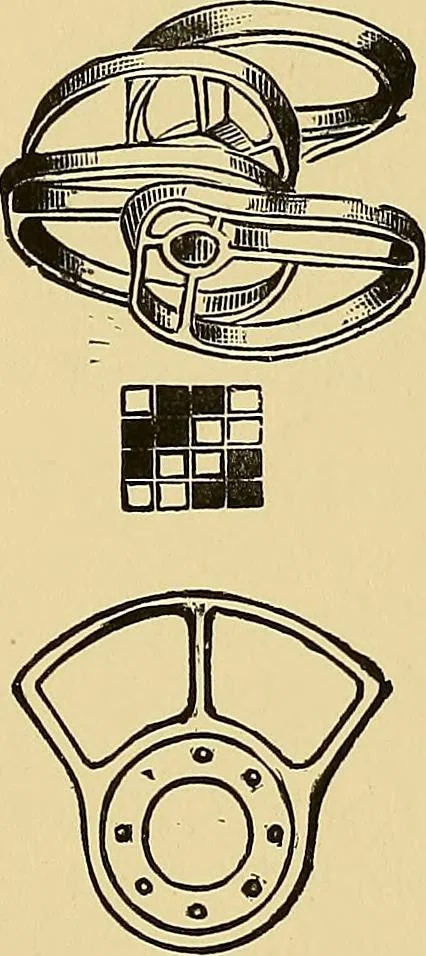 An illustration from Cotton manufacture: a manual of practical instruction in the processes of opening, carding, combing, drawing, doubling, and spinning of cotton, and the methods of dyeing and preparing goods for the market, 1894, leaf 191