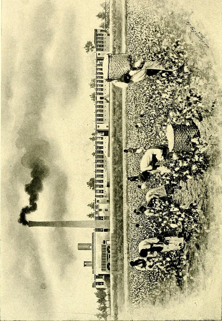 An illustration from Cotton mill, commercial features : a text-book for the use of textile schools and investors, 1899, leaf 283