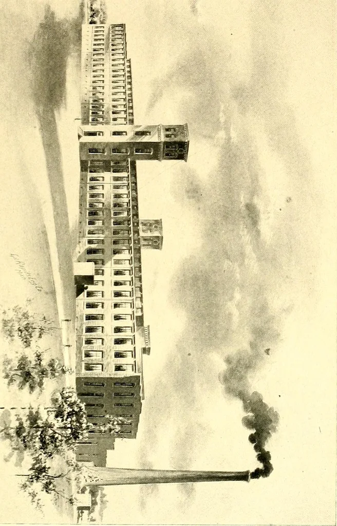 An illustration from Cotton mill, commercial features : a text-book for the use of textile schools and investors, 1899, leaf 86