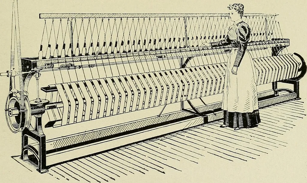 An illustration from Cotton mill processes and calculations. An elementary text book for the use of textile schools and for home study, 1899, leaf 290