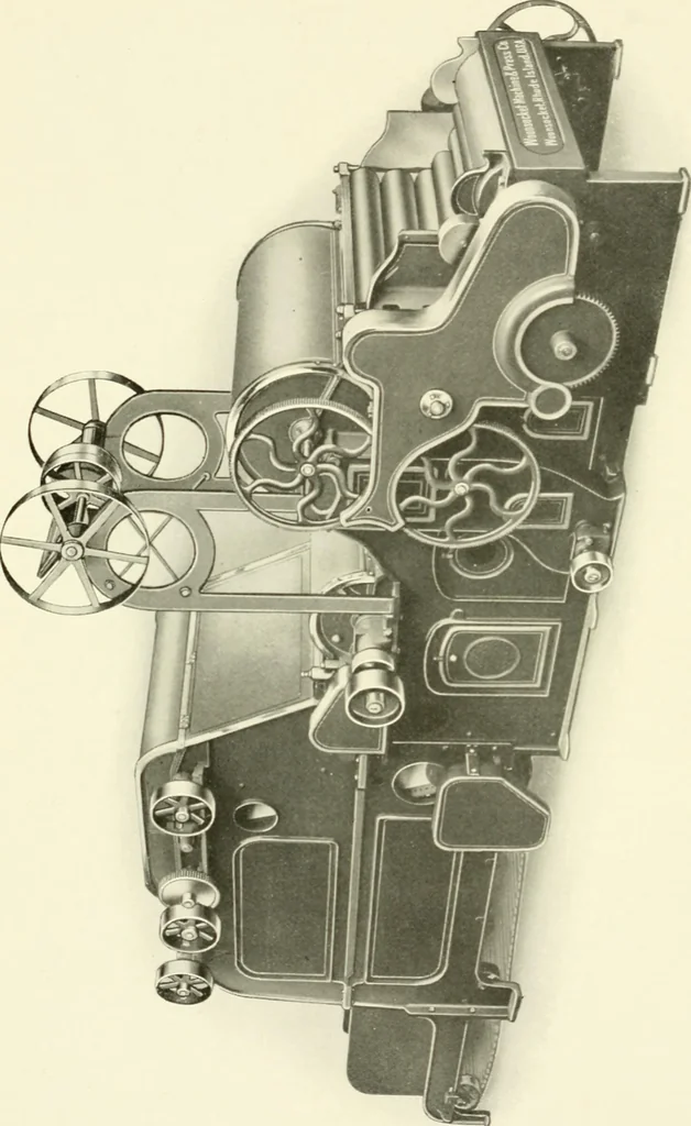 An illustration from Cotton picker room machinery, 1917, leaf 27