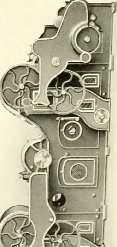 An illustration from Cotton picker room machinery, 1917, leaf 29