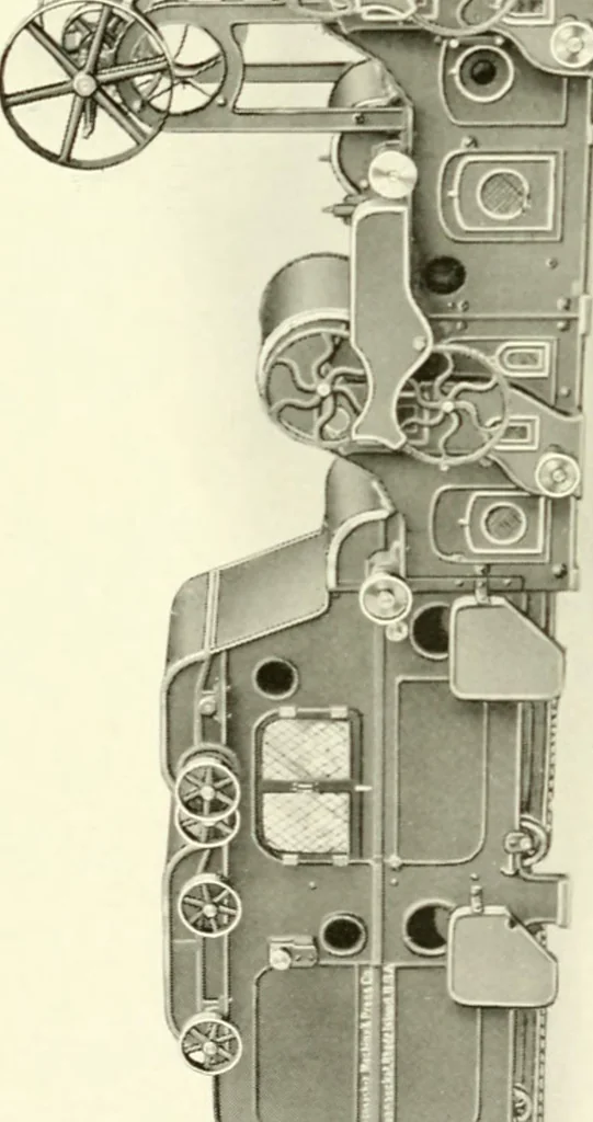 An illustration from Cotton picker room machinery, 1917, leaf 29