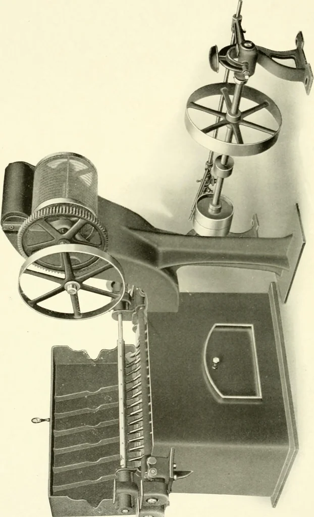 An illustration from Cotton picker room machinery, 1917, leaf 35