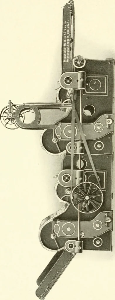 An illustration from Cotton picker room machinery, 1917, leaf 37