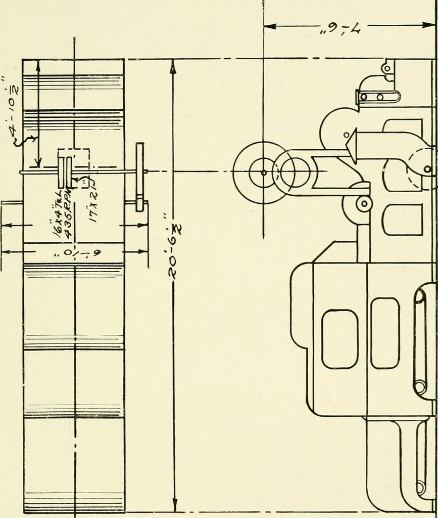 An illustration from Cotton picker room machinery, 1917, leaf 48