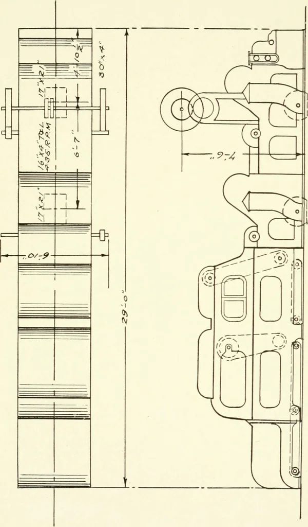 An illustration from Cotton picker room machinery, 1917, leaf 49