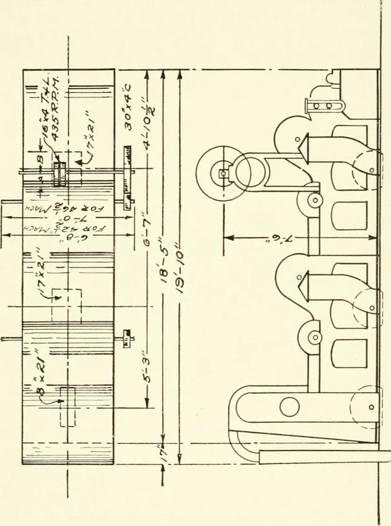 An illustration from Cotton picker room machinery, 1917, leaf 59