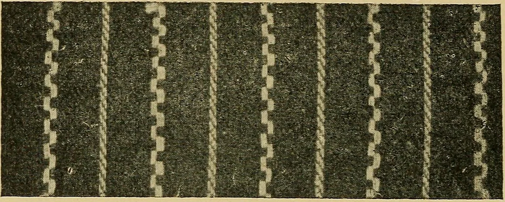 An illustration from Cottons, linens, woollens, silks. How to buy and judge materials. A useful guide with facts for warehouse, shop and home, 1914, leaf 55