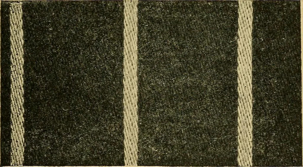 An illustration from Cottons, linens, woollens, silks. How to buy and judge materials. A useful guide with facts for warehouse, shop and home, 1914, leaf 56