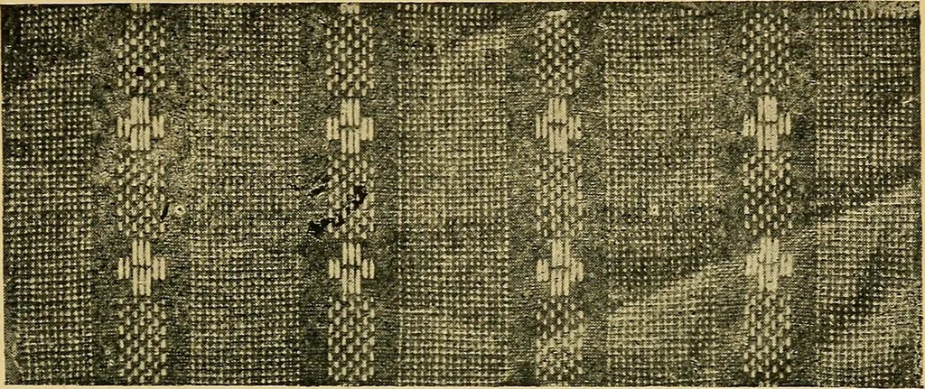 An illustration from Cottons, linens, woollens, silks. How to buy and judge materials. A useful guide with facts for warehouse, shop and home, 1914, leaf 58