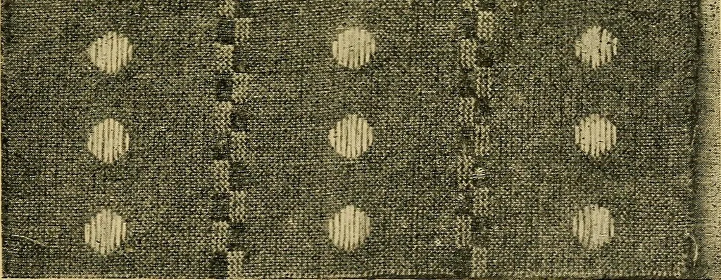 An illustration from Cottons, linens, woollens, silks. How to buy and judge materials. A useful guide with facts for warehouse, shop and home, 1914, leaf 58