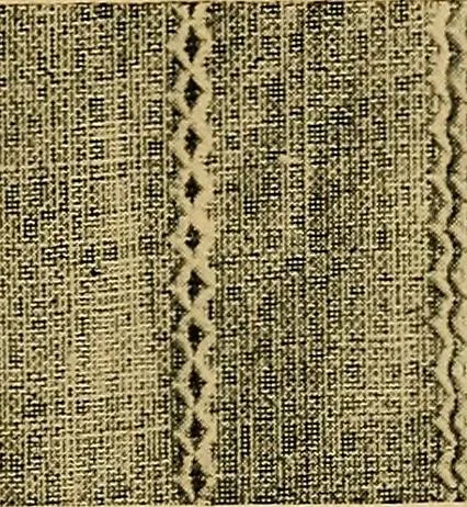 An illustration from Cottons, linens, woollens, silks. How to buy and judge materials. A useful guide with facts for warehouse, shop and home, 1914, leaf 80