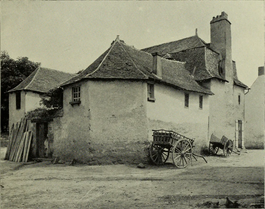 An illustration from Country architecture in France and England : XV. and XVI. centuries..., 1896, leaf 52