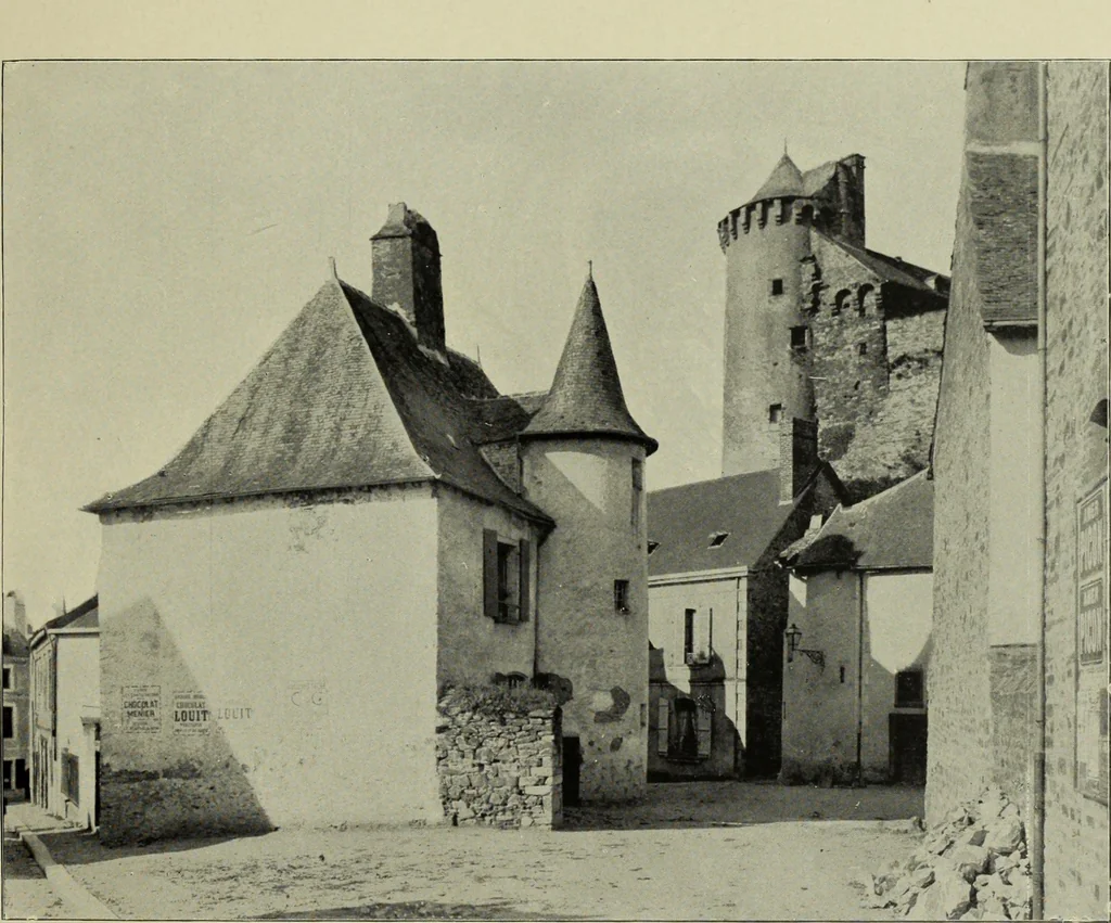 An illustration from Country architecture in France and England : XV. and XVI. centuries..., 1896, leaf 54