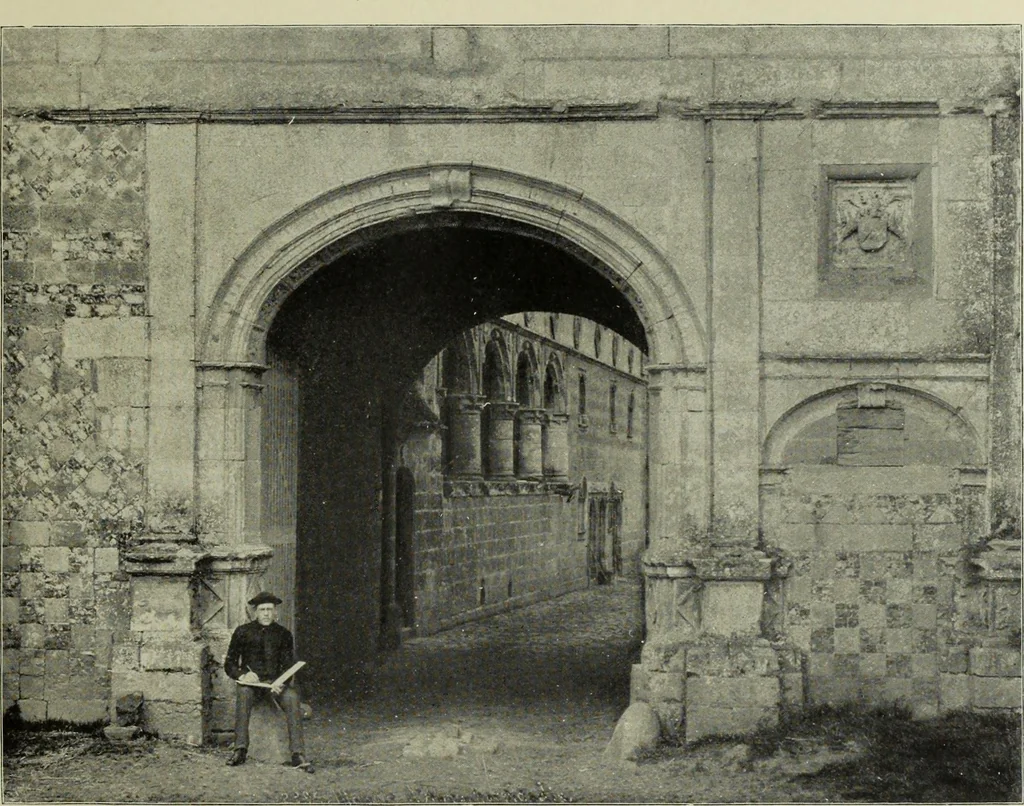 An illustration from Country architecture in France and England : XV. and XVI. centuries..., 1896, leaf 68