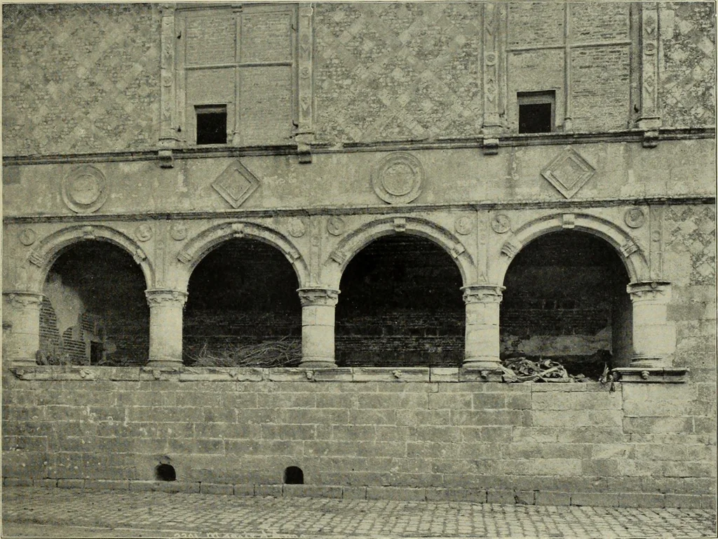 An illustration from Country architecture in France and England : XV. and XVI. centuries..., 1896, leaf 74