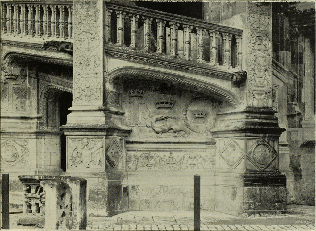 An illustration from Country architecture in France and England : XV. and XVI. centuries..., 1896, leaf 92