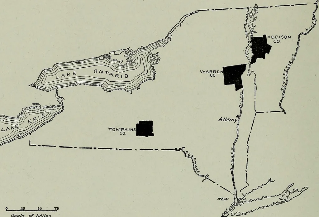 An illustration from The country church in colonial counties as illustrated by Addison County, Vt., Tompkins County, N.Y., and Warren County, N.Y, 1922, leaf 23