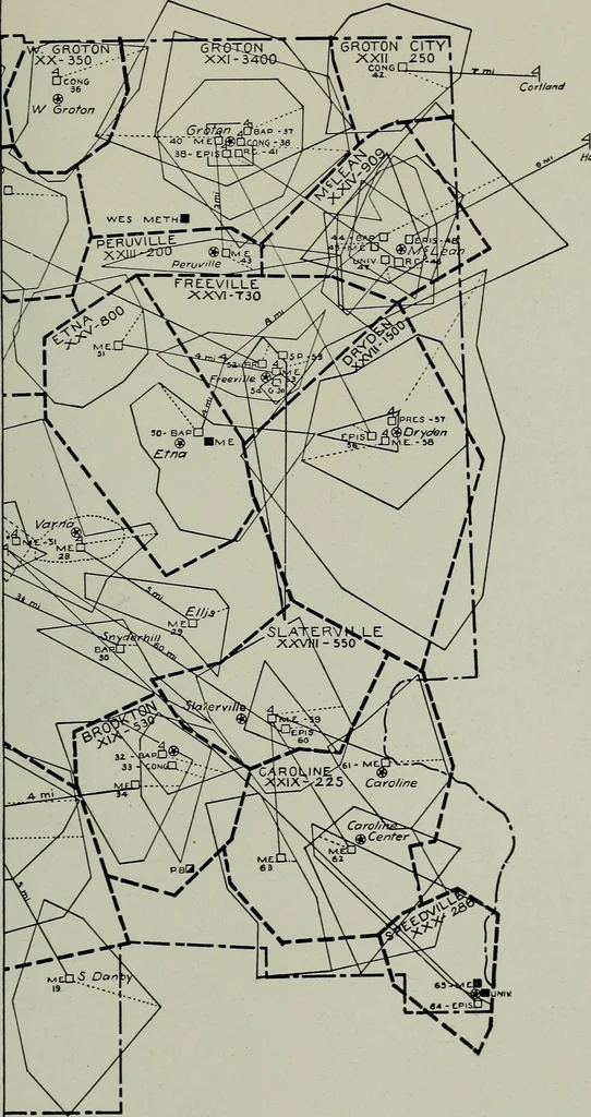 An illustration from The country church in colonial counties as illustrated by Addison County, Vt., Tompkins County, N.Y., and Warren County, N.Y, 1922, leaf 40
